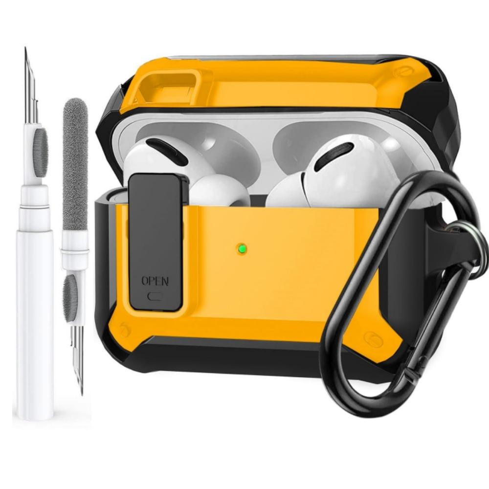 Для Airpods Pro 3 Чехол Чехол с защитной защелкой для Apple Airpod Pro 3 (2025) с Набором для чистки Защита от падений Чехол-накладка для Airpods Pro3