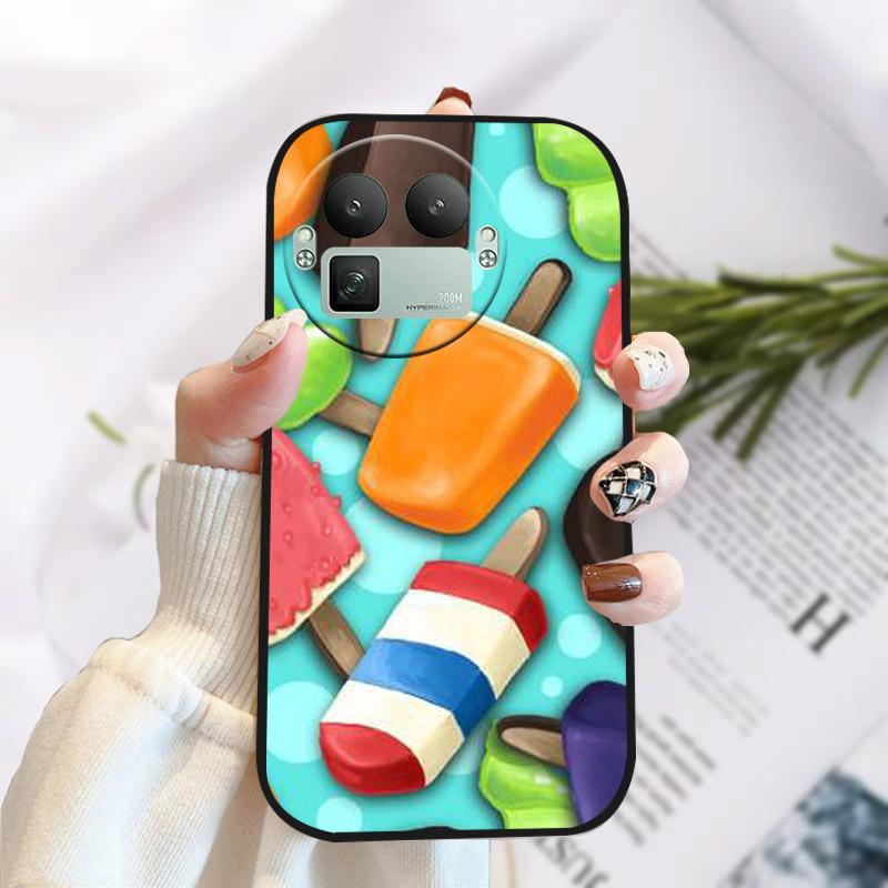 Чехол для Realme GT 8 Новый Модный Защита Объектива Камеры Чехол для Телефона Для Realme GT8 Pro Ударопрочный Бампер Мягкий ТПУ Силикон Funda