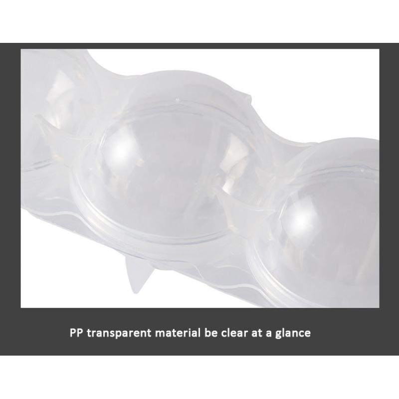 Практичная форма для изготовления кубиков льда для коктейлей, соков, барных аксессуаров, домашняя сфера «сделай сам», круглый шар, 4 полости, форма для шариков для мороженого, сетка