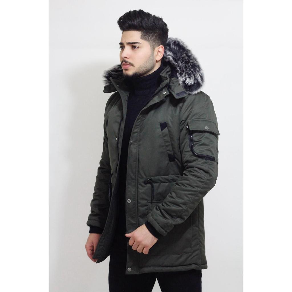 Bill Fur Lined Hooded Coat