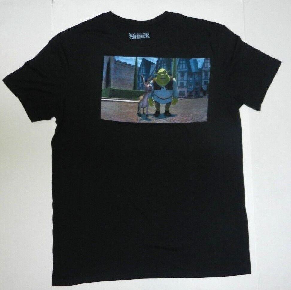 Shrek Movie Short Sleeve Shrek Donkey Graphic TShirt New
