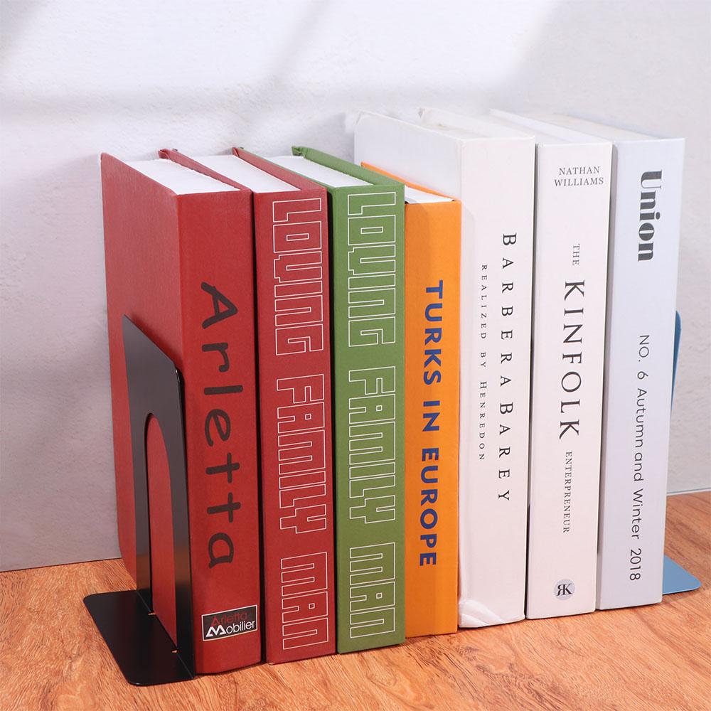 L-образная железная подставка для книг INS Book Support Rack Book Holder Desk Bookends Magazine
