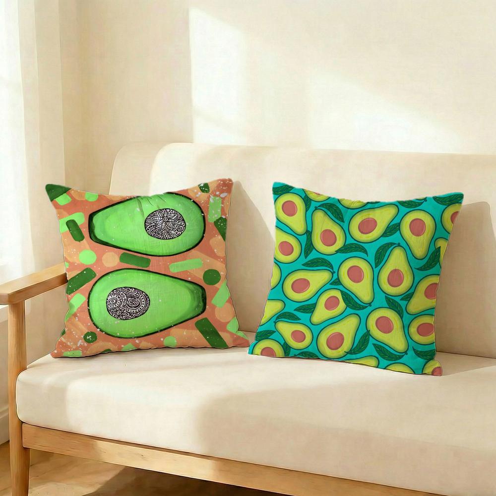 print pattern Avocado print Cushion Cover Decorative Cushion Cushions Covers Cover Sofa x Pillow Piece x x
