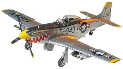 Tamiya 1/48 Серия шедевров авиации №. 44 США. Армия Североамериканский F-51D Мустанг Версия Корейской войны Пластиковая сборная модель 61044