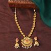 Gold Plated Crystal Peacock Necklace Set for Women