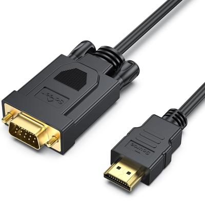 Benfei Kabel Hdmi Do Vga Jednokierunkowy 1,8 M Czarny
