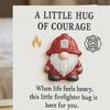 Firefighter Pocket Guardian Mini Firefighter Pocket Hug Token A Little Hug