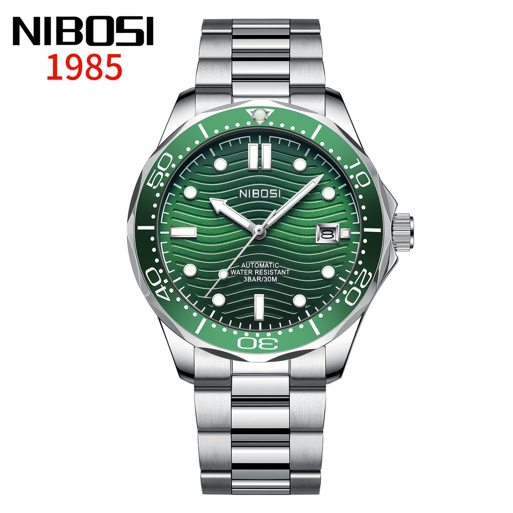 Fashion New Men'S Quartz Watch Rotatable Outer Ring Watch Steel Belt Quartz Watch Men'S