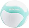 MIKASA Smile Lesson Size Recommended Internal Volleyball, 4, 210g, White/Green, VS210W-W-G, Pressure 0.10-0.15 Kgf/cm²