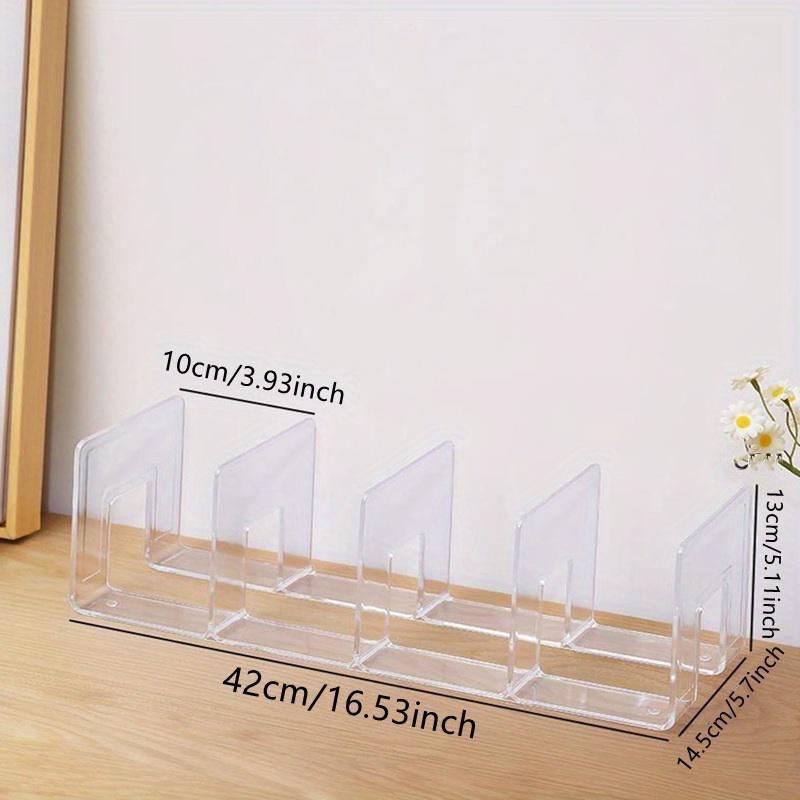1 шт. прозрачная акриловая стойка для хранения, перегородка для хранения сумок с 4 сетками, стеллаж для хранения в гардеробе, органайзер для макияжа, аксессуары для спальни