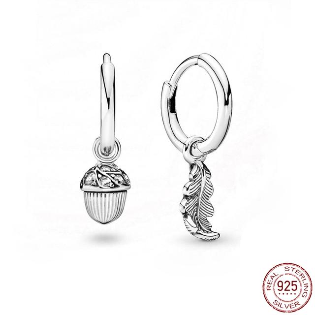 Серьги из стерлингового серебра 925 пробы, настоящее большое сердце, циркон, круглые серьги-кольца для женщин, модные серебряные серьги, ювелирные изделия, подарок