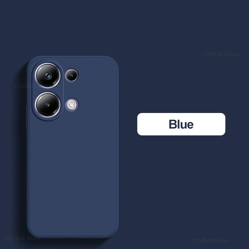 Чехол для телефона Poco M6 Pro, силиконовый однотонный защитный чехол от падений и столкновений для Xiaomi Poco M6 M 6 Pro M6Pro PocoM6 Pro
