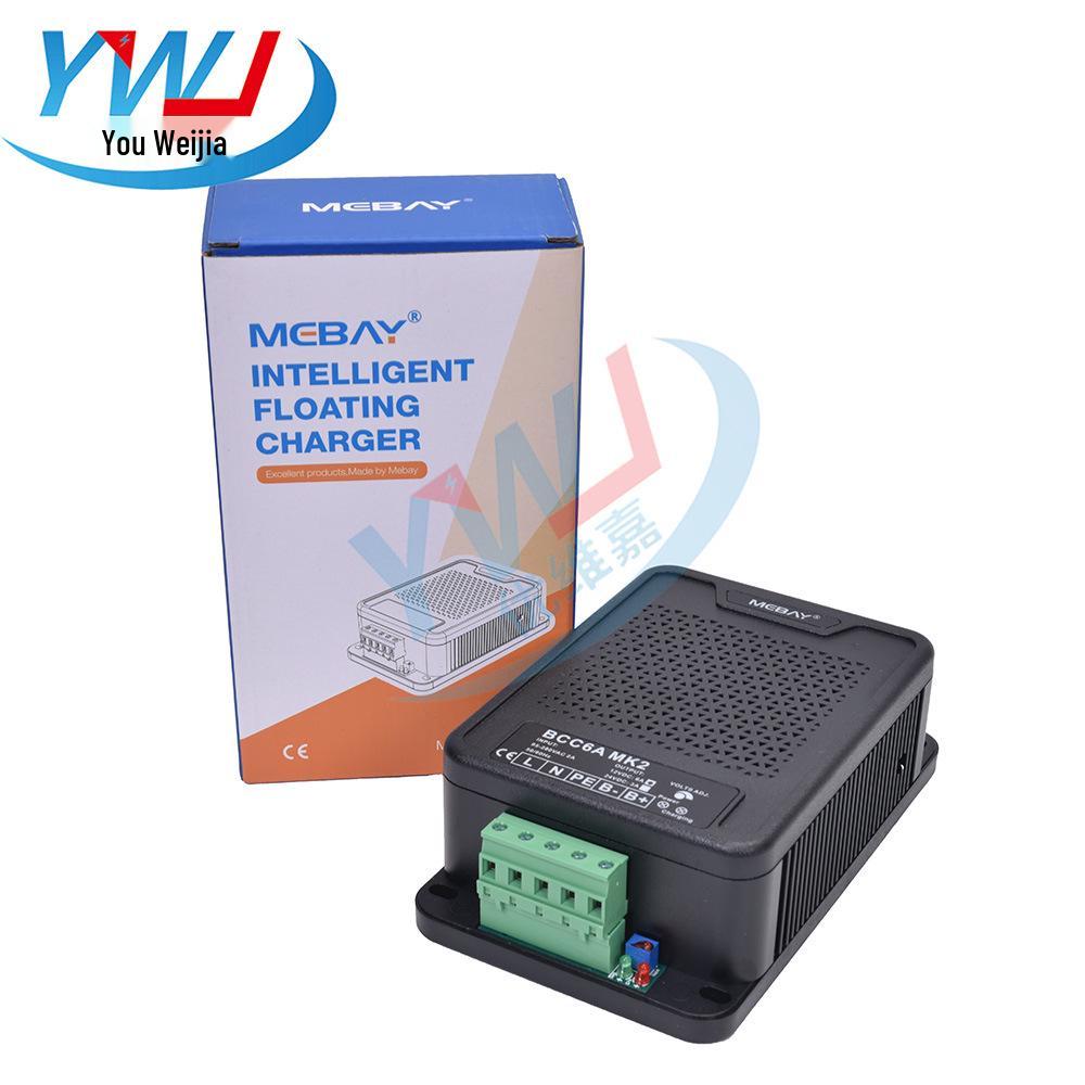 MEBAY BCC6A MK2 Умное зарядное устройство для свинцово-кислотных аккумуляторов (12В/24В Поплавковая зарядка)