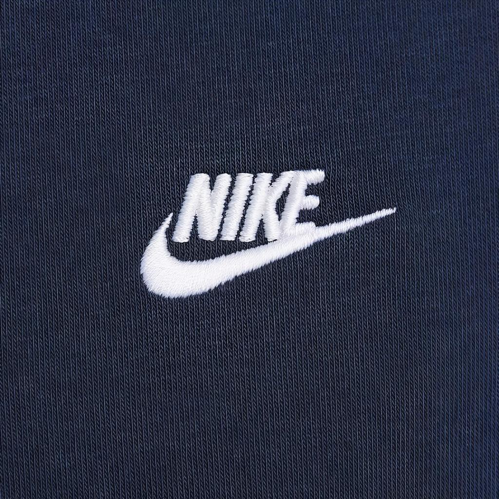 Nike Клубная прочная удобная модная универсальная толстовка с круглым вырезом мужская толстовка обсидианово-белая FN3889-451
