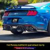 18-23 Ford Mustang AC Style Carbon Fiber Rear Lip Spoiler with Four-Outlet Body Kit