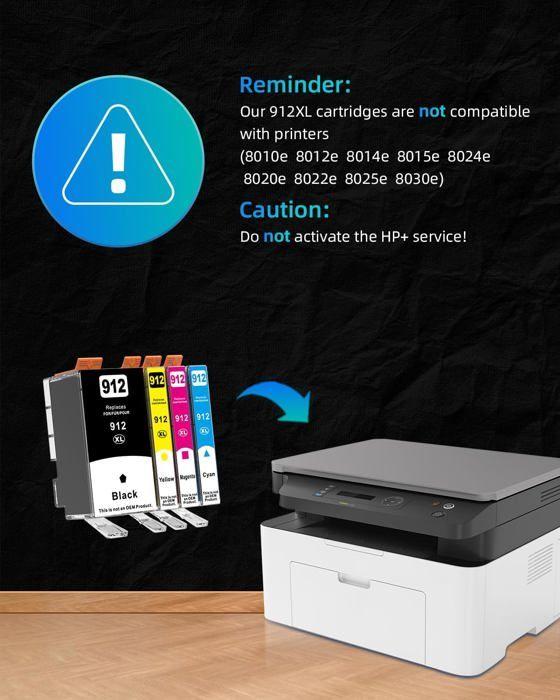 912XL Совместимые картриджи для HP 912 912XL 912 XL Пакет для HP Officejet Pro 8020 8022 8023 8024 8025 для HP Officejet