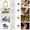 Vegetable Chopper Manual Food Processor, Veggie Chopper Cutter for Salad Garlic Nut Onion