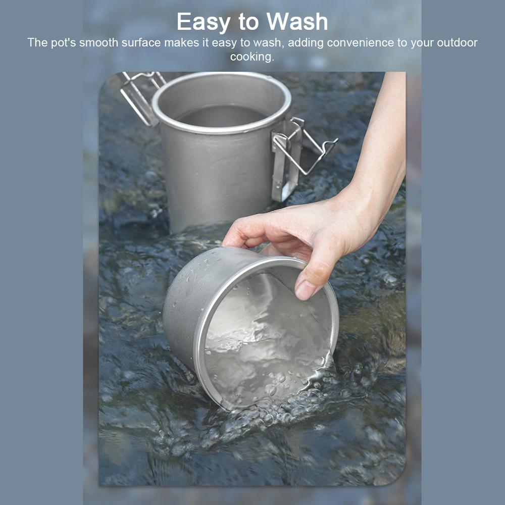 Кемпинг, пеший туризм, рисоварка, портативная посуда для пикника, горшок из нержавеющей стали, многофункциональный