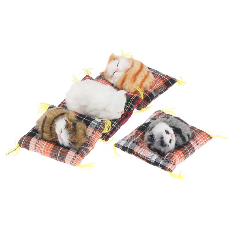 Автомобильные украшения, имитация спящих кошек, декор, плюшевая кукла, автоаксессуары