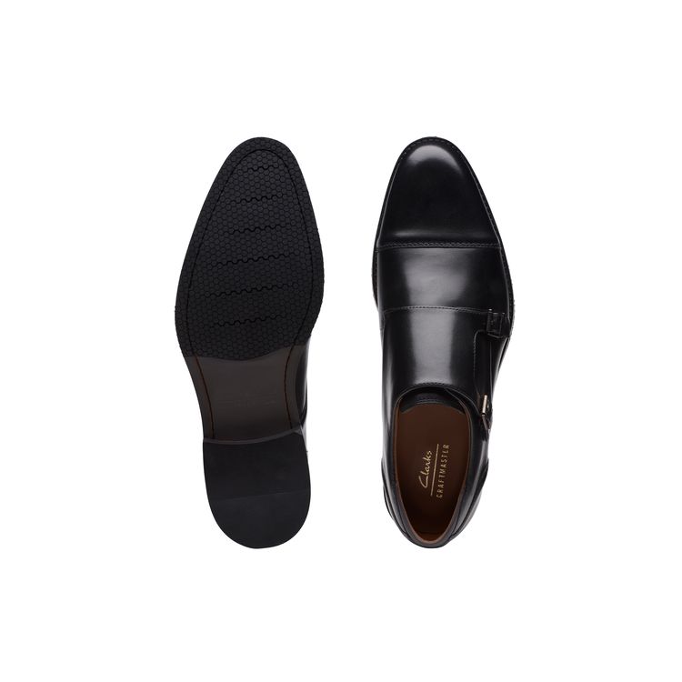 Clarks Верхний слой Коровья кожа Бизнес Повседневные удобные дышащие туфли Мужские повседневные туфли Черный 261724517