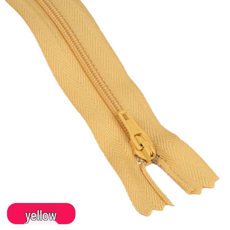 Three Force Short 20CM Nylon Zipper for Dress Pants - Colored Closed-End Fly Zipper Fabric Accessory