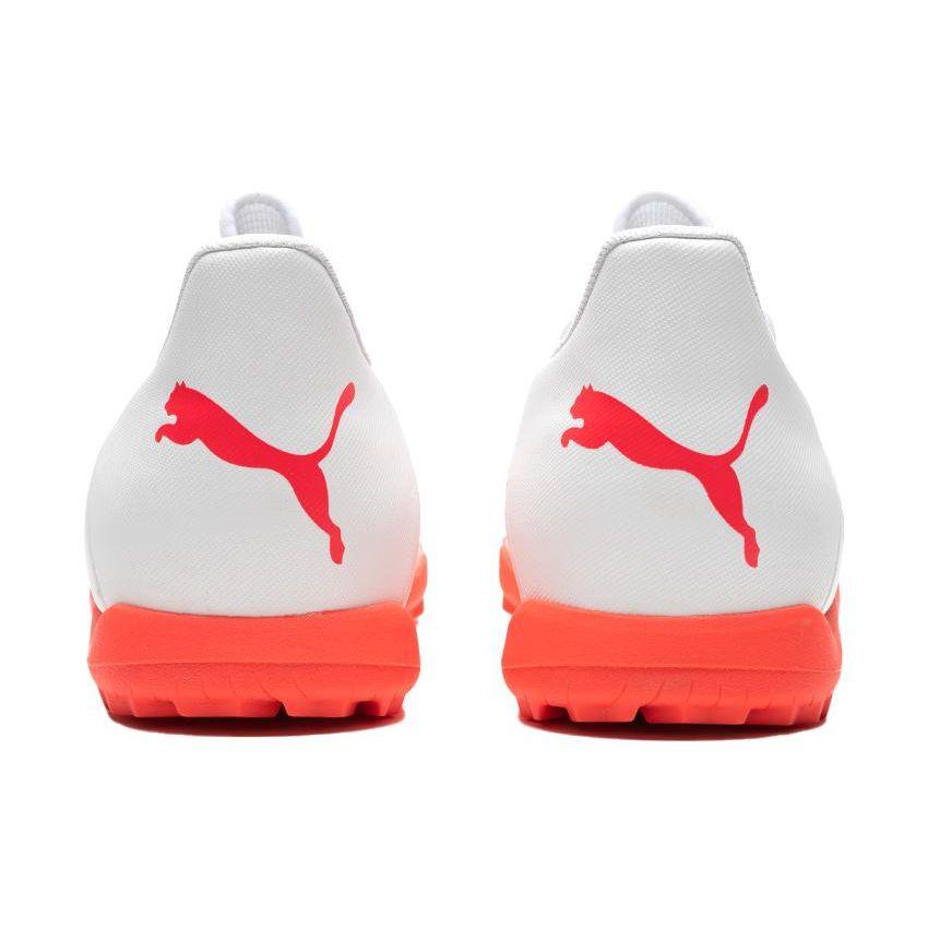 Puma Будущая игра Удобный Универсальный TT (Резиновые шипы) Футбольные бутсы Мужские Футбольные бутсы Белые Красные 107381-01