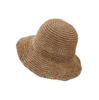 Women's Large Brim Foldable Breathable Straw Sun Hat for Summer Travel & Vacation