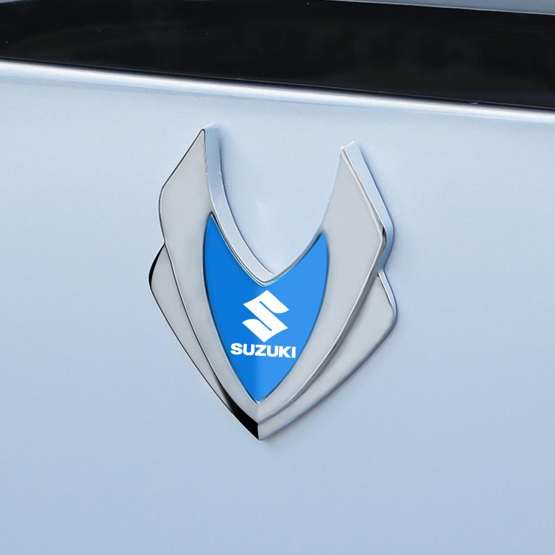 Автомобильный 3D Металлический Значок Логотип Наклейка на Крыло Боковой Части Кузова Отделка для Серии Suzuki SX4 Swift S-Cross Alto Ignis Внешние Аксессуары