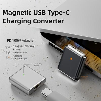 Магнитный Магнитный Адаптер для Зарядки Адаптер Кабеля USB-C для Ноутбука для MacBook Air/Pro 14 16
