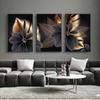 Abstract Golden Tree Leaves Canvas Art Posters and Prints Modern Fashion Luxury Paintings On the Wall Art Pictures Home Decor