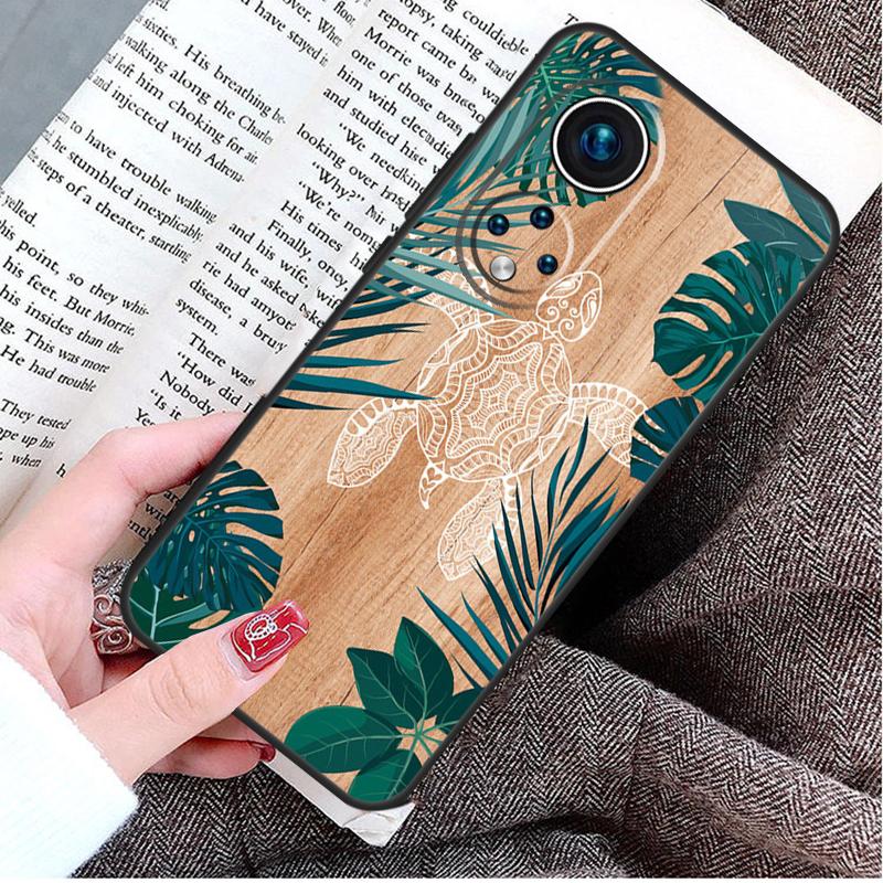 Деревянный чехол с цветочной мандалой для Honor Magic 5 6 7 8 Pro Honor Win RT X9d X9c X9b X9a X8c X8b 50 70 90 400 200 Lite