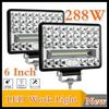 6 Inch 288W Driving Light Offroad Truck Light for Boat ATV Truck Work Light Bars  Car Accessories