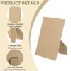 PATIKIL 20-Piece Replacement Easel Backs for 4x6" Picture Frames, Poplar for DIY Photo Boards and Tiles