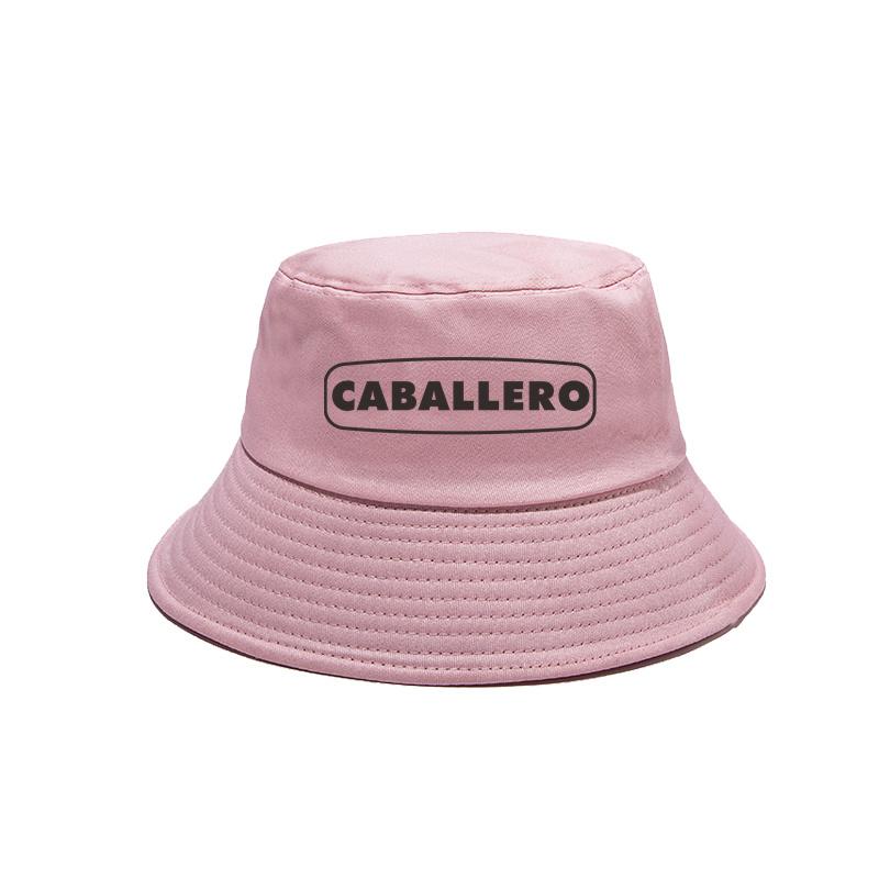 Caballero Bucket Hat Cap Unisex Women Unisex Panama Cap Outdoor Summer Cotton Caballero Motorcycle Bob Caps MZ