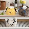 Cute Plush Puppy Tissue Box Car Home Kawaii Plush Tissue Boxes Removable Tissue Storage Container Desktop Paper Organizer