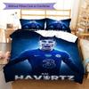 Kai Havertz Warrior Bedding Quilt Set Quilt Cover Pillowcase Home Decoration Birthday Gift (1 * duvet cover + 2 * pillowcase, without core)
