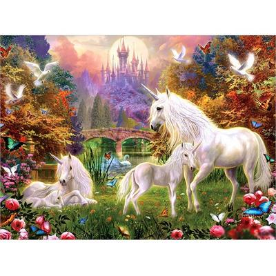 BB Puzzle 1000 деталей Единороги Бриллиантовый лес Пазл, 1000р, разные цвета Пазл, Детские игры, Развивающие игрушки