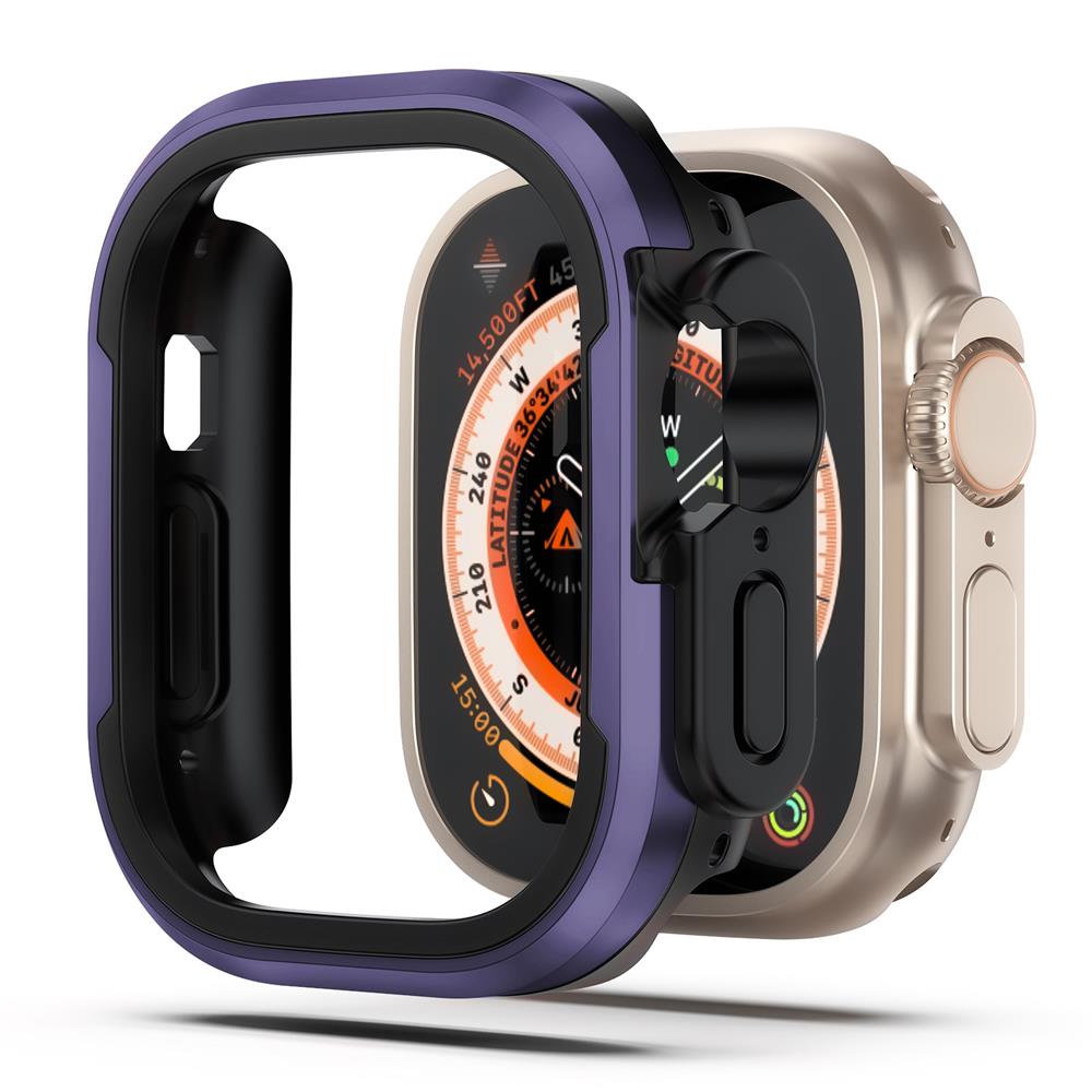 Металлический корпус для Apple Watch Ultra 49 мм, аксессуары, протектор, бампер из ТПУ, закаленный чехол iwatch series 8, 7, 6 se, 45 мм, 41 мм, 44 мм, 40 мм