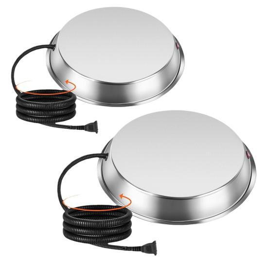 Основание для нагрева воды, удобная поилка для курицы из нержавеющей стали, нагреватель с вилкой европейского стандарта, нагреватель для питья для птицы на зиму