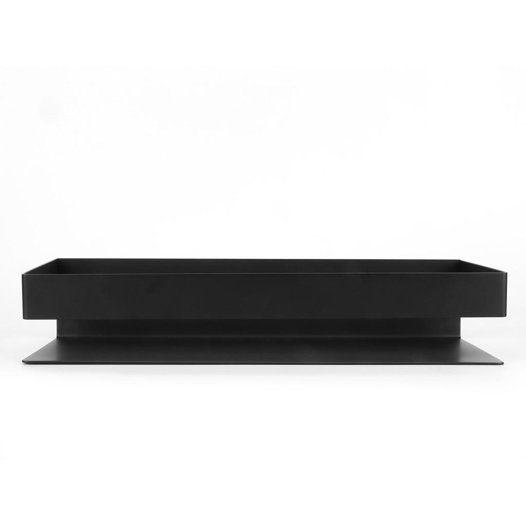 30 см матовая черная полка из нержавеющей стали для ванной комнаты, кухонная полка для хранения вещей для домашней ванной комнаты