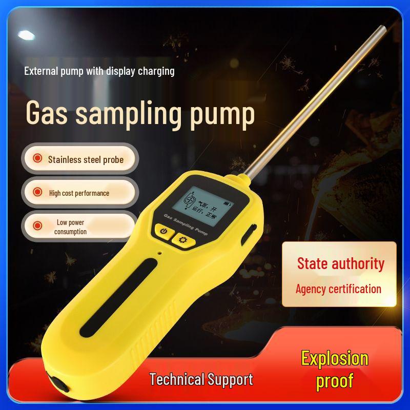 Portable 4-in-1 Gas Detector: Combustible, Oxygen, Hydrogen Sulfide, Carbon Monoxide