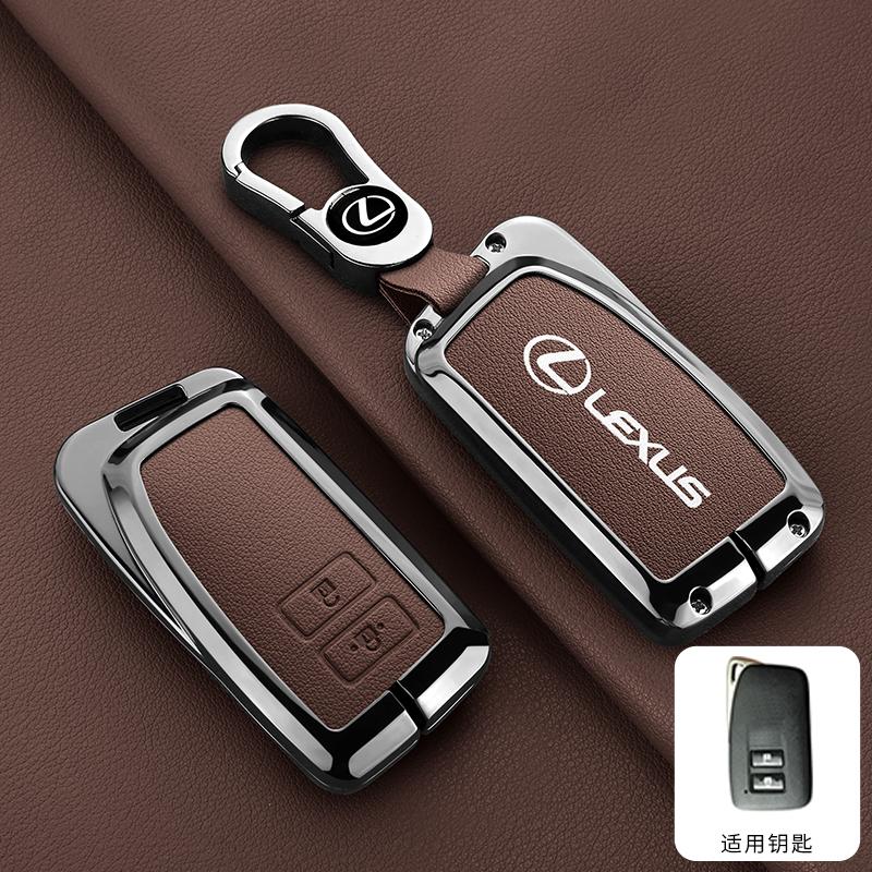 AABFY1 Zinc alloy Leather Car Remote Key Case Cover Keychain For Lexus NX GS RX IS ES GX LX RC 200 250 350 LS 450H 300H Accessories