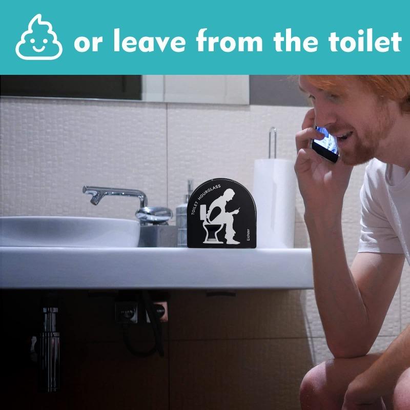 Туалетный таймер, туалетные песочные часы, пятиминутный туалетный стиль, игрушка для снятия стресса, туалетные песочные часы, забавный подарок