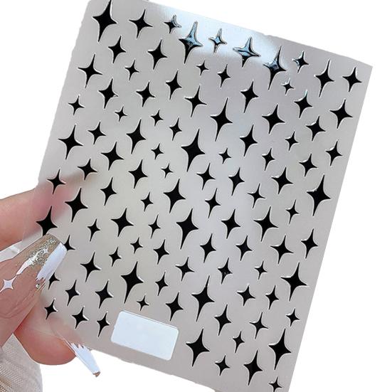 Самоклеящиеся наклейки для ногтей Shining Star для девочек - Легкое DIY украшение