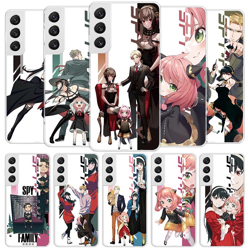 Anime Spy Family Anya Cover Phone Case For Samsung Galaxy S26 S25 Edge S24 Ultra S23 S22 Plus S21 S20 FE Soft Fundas Shell Galax
