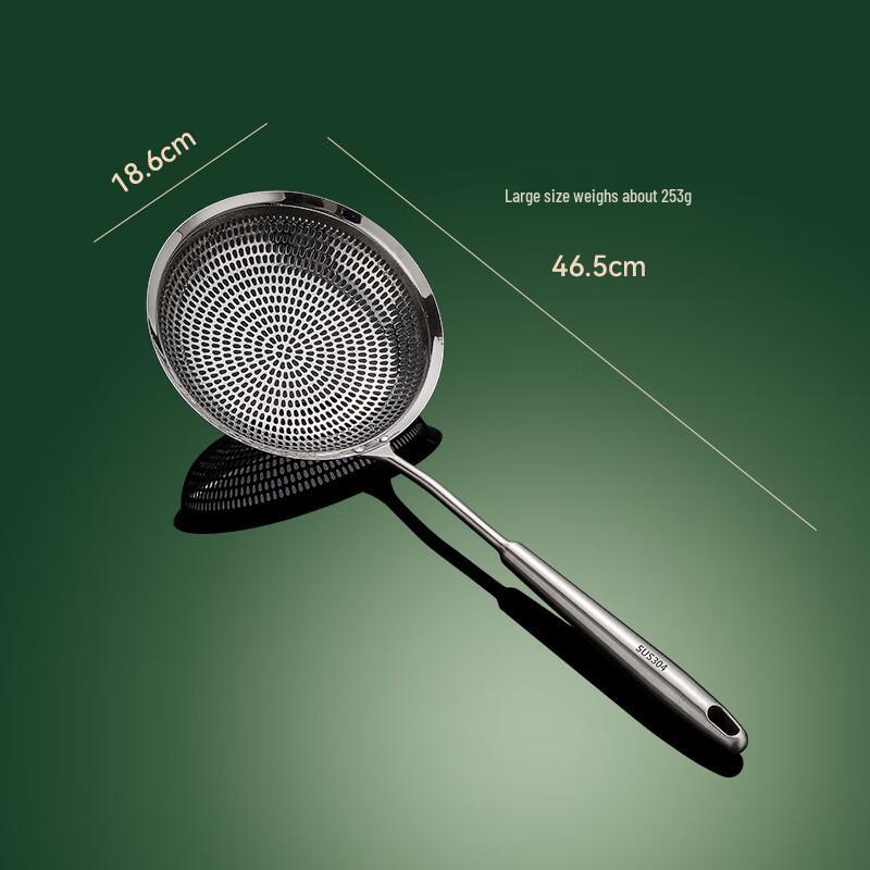 Zhishi 304 Stainless Steel Long Handle Skimmer