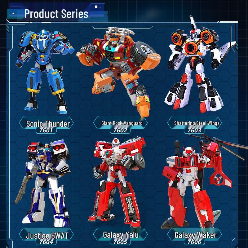 Игрушка-робот-трансформер Tobot Warriors - Галактические детективы Соник Тандер для мальчиков