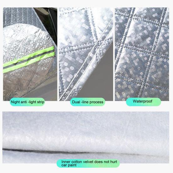 Защитное покрытие от града для автомобиля, светоотражающий дизайн, износостойкий, устойчивый к царапинам, полное покрытие, универсальное, легко устанавливаемое защитное покрытие от града для автомобиля