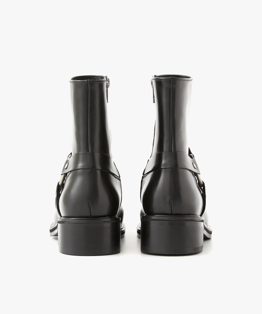 Ehren Saint Zip-Up Boots R25B001 (Black)