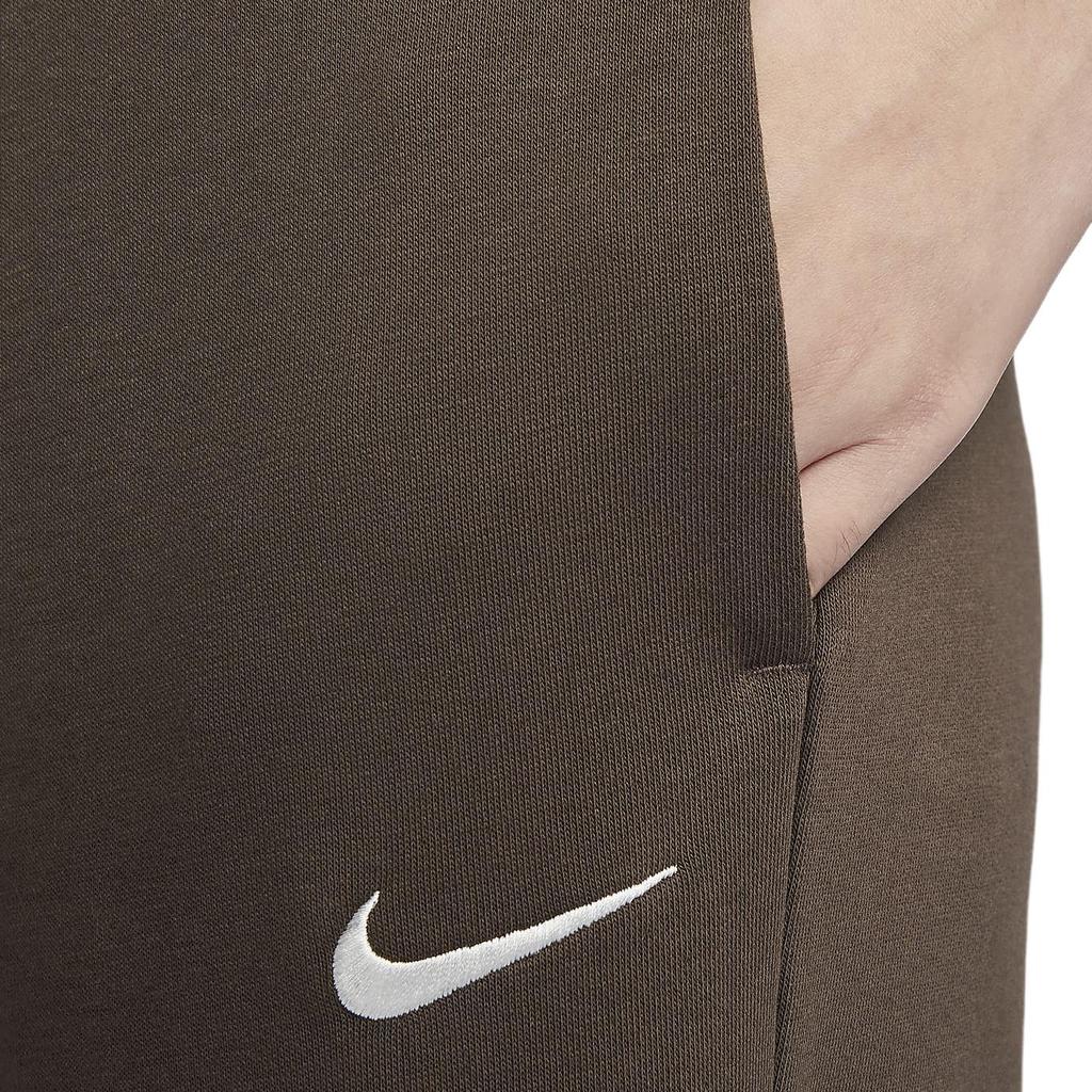 Nike Однотонные повседневные спортивные брюки с высокой талией и широкими штанинами, женские брюки коричневого цвета FZ7208-237